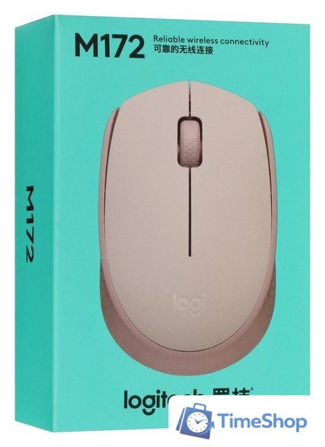 Мышь Logitech M172 (розовый) - Изображение №7 — Интернет-магазин Time-Shop