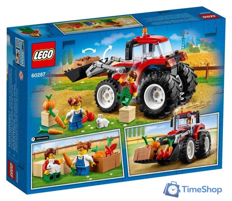 Конструктор LEGO City 60287 Трактор - Изображение №2 — Интернет-магазин Time-Shop