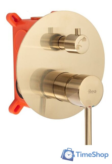 Душевая система  Rea Lungo Matt Gold REA-P4160 - Изображение №2 — Интернет-магазин Time-Shop