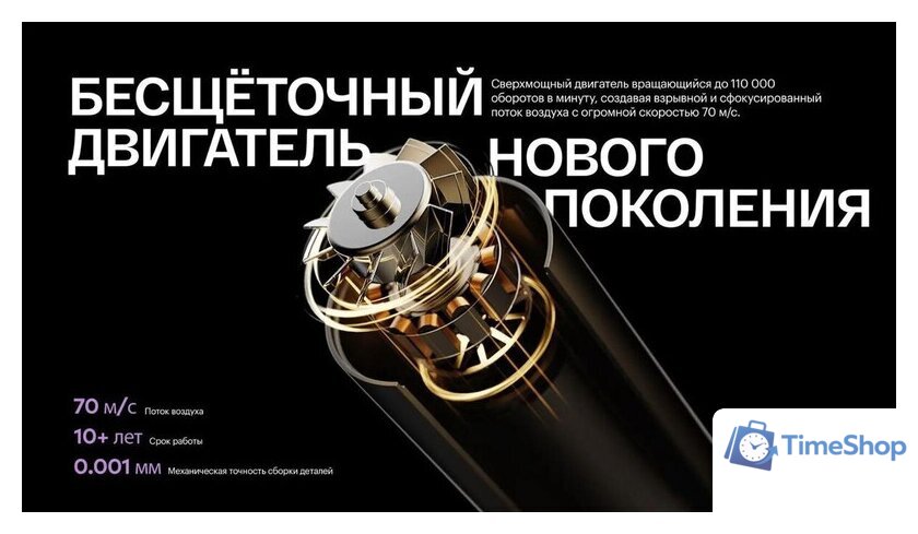 Фен Itel IHD-73 (серый) - Изображение №3 — Интернет-магазин Time-Shop