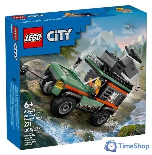 Конструктор LEGO City Горный внедорожник 4x4 60447 - Изображение №1 — Интернет-магазин Time-Shop