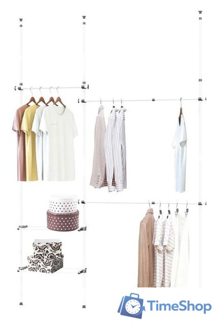 Стойка для одежды Sheffilton SHT-WR22 185710 (белый) - Изображение №1 — Интернет-магазин Time-Shop