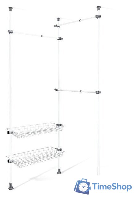 Стойка для одежды Sheffilton SHT-WR22 185710 (белый) - Изображение №3 — Интернет-магазин Time-Shop