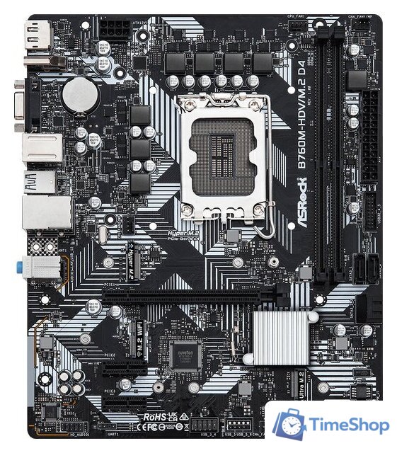 Материнская плата ASRock B760M-HDV/M.2 D4 - Изображение №1 — Интернет-магазин Time-Shop