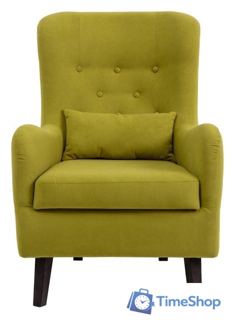 Интерьерное кресло Krones Калипсо (велюр оливковый) - Изображение №2 — Интернет-магазин Time-Shop