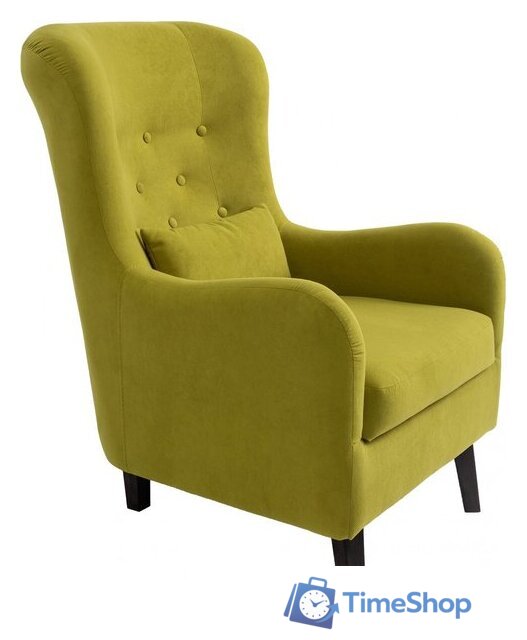 Интерьерное кресло Krones Калипсо (велюр оливковый) - Изображение №1 — Интернет-магазин Time-Shop