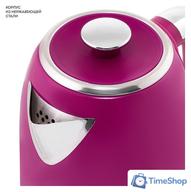 Электрический чайник Galaxy Line GL 0346 (малиновый джем) - Изображение №7 — Интернет-магазин Time-Shop