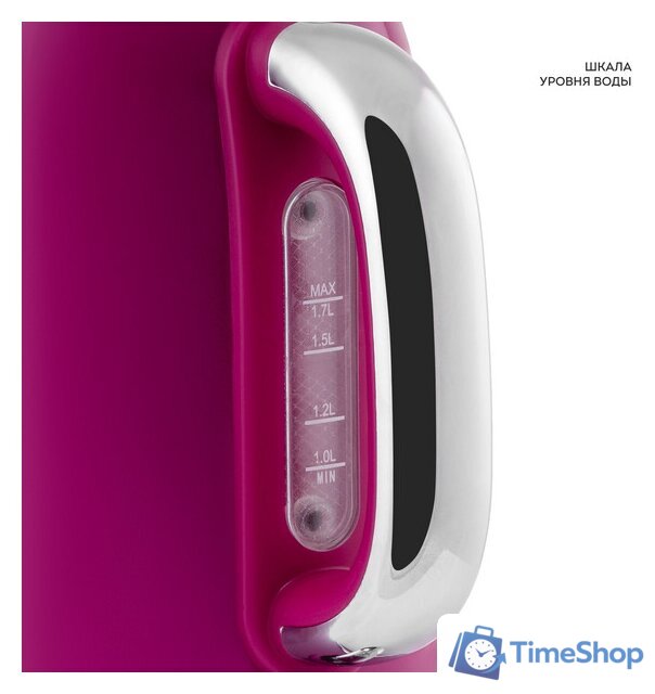 Электрический чайник Galaxy Line GL 0346 (малиновый джем) - Изображение №6 — Интернет-магазин Time-Shop