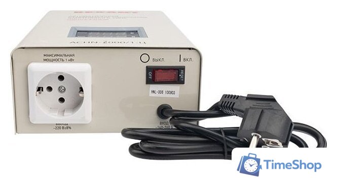 Стабилизатор напряжения Rexant АСНN-2000/1-Ц - Изображение №5 — Интернет-магазин Time-Shop