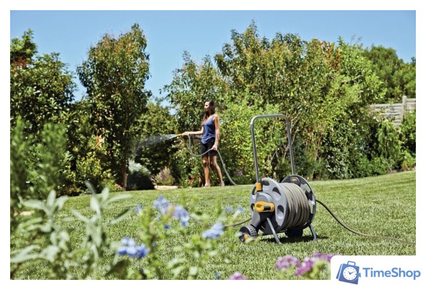 Катушка для шланга Hozelock Hose Cart 2398 (60 м) - Изображение №3 — Интернет-магазин Time-Shop