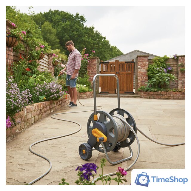 Катушка для шланга Hozelock Hose Cart 2398 (60 м) - Изображение №2 — Интернет-магазин Time-Shop