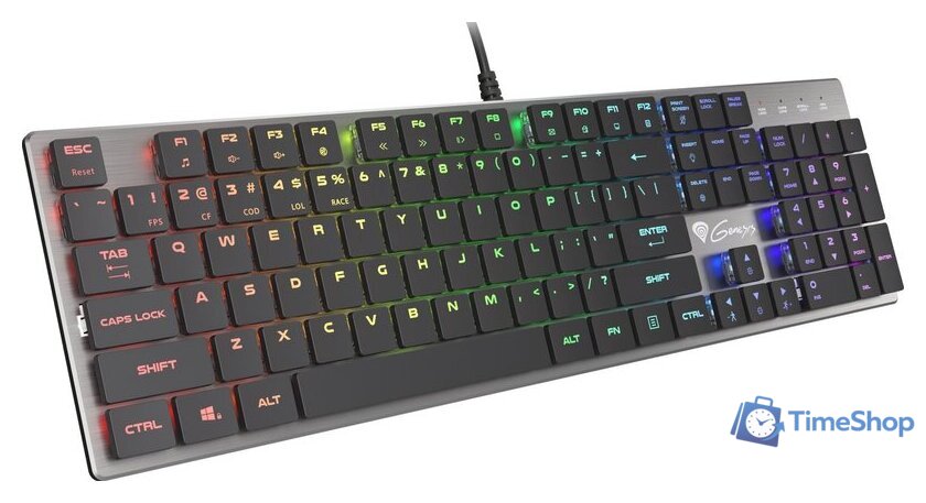 Клавиатура Genesis Thor 420 RGB (нет кириллицы) - Изображение №2 — Интернет-магазин Time-Shop