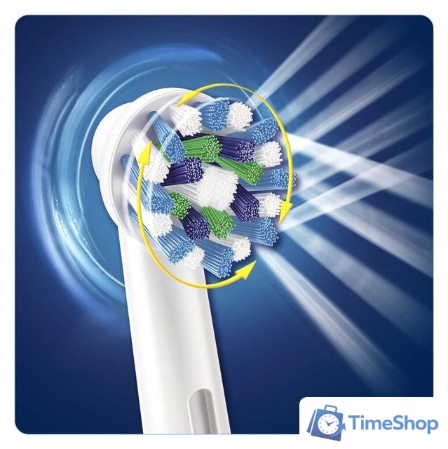 Электрическая зубная щетка Oral-B Vitality 100 Cross Action D100.413.1 (черный) - Изображение №6 — Интернет-магазин Time-Shop