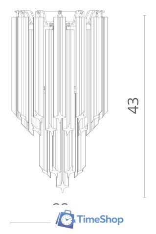 Бра Divinare Frizzante 1683/01 AP-1 - Изображение №5 — Интернет-магазин Time-Shop