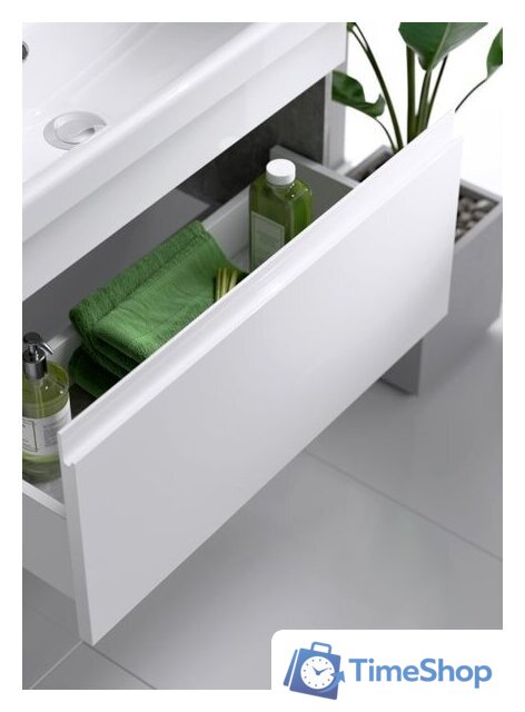  Aqwella Тумба под умывальник Smart 60 SRT0106BS (бетон светлый) - Изображение №2 — Интернет-магазин Time-Shop