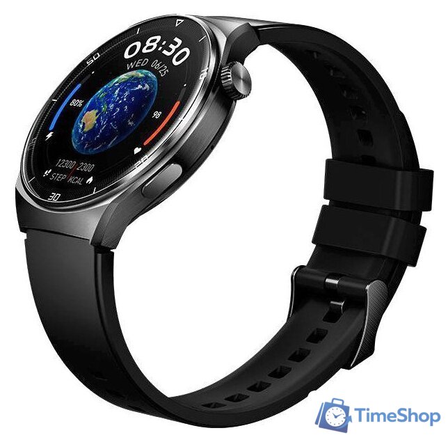 Умные часы QCY Watch GT 2 (серый/черный) - Изображение №1 — Интернет-магазин Time-Shop