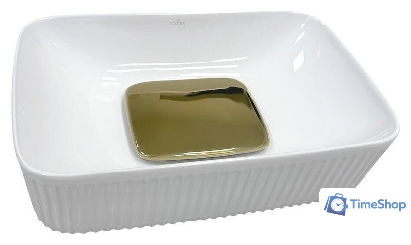 Умывальник Roxen Pablo Gold 570205 - Изображение №2 — Интернет-магазин Time-Shop