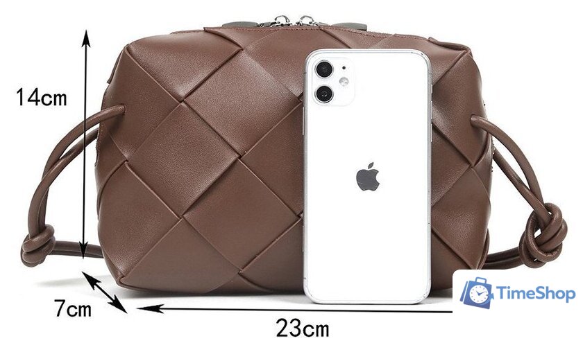 Женская сумка Mironpan 63021 (коричневый) - Изображение №9 — Интернет-магазин Time-Shop