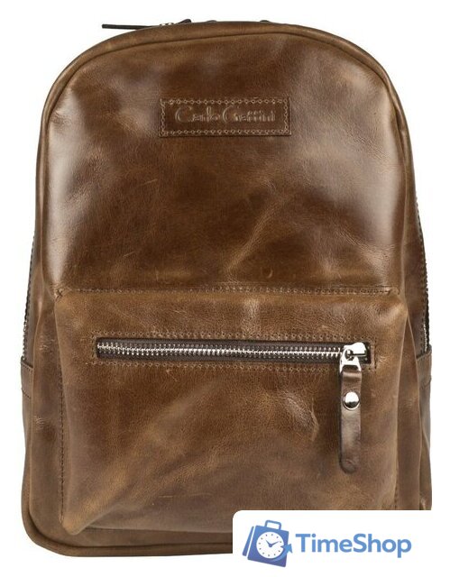 Городской рюкзак Carlo Gattini Anzolla 3040-02 (темно-коричневый) - Изображение №2 — Интернет-магазин Time-Shop