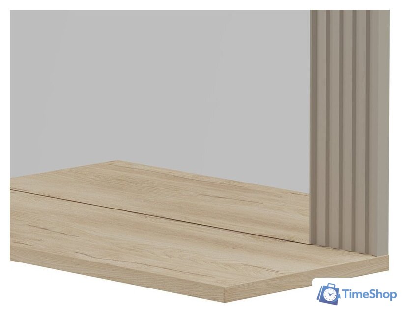 Зеркало Black Red White Domenica LUS/65 (глиняный серый/дуб сильвержек ореховый) - Изображение №3 — Интернет-магазин Time-Shop