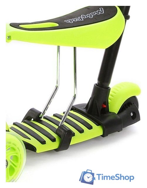 Трехколесный самокат Moby Kids Божья коровка 3 в 1 641274 (зеленый) - Изображение №5 — Интернет-магазин Time-Shop