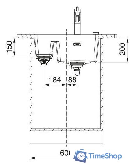 Кухонная мойка Franke Maris MRG 160-34-15 125.0697.756 (матовый черный) - Изображение №3 — Интернет-магазин Time-Shop