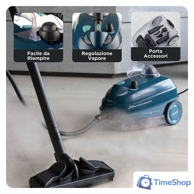 Пароочиститель Ariete 4146/05 Xvapor Deluxe - Изображение №8 — Интернет-магазин Time-Shop