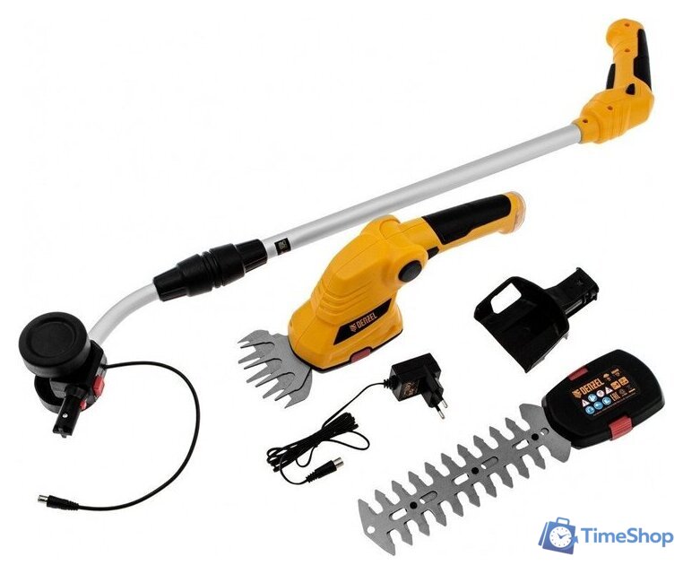 Кусторез + ножницы Denzel G801E 96815 (с АКБ) - Изображение №10 — Интернет-магазин Time-Shop