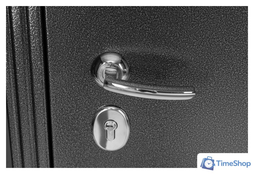 Металлическая дверь Guard MG60 МДФ 87х205 правая (черное серебро/белый ясень) - Изображение №8 — Интернет-магазин Time-Shop