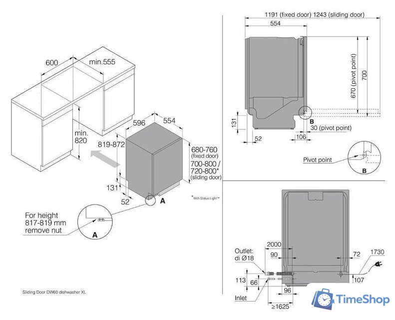 Встраиваемая посудомоечная машина ASKO DSD747U - Изображение №6 — Интернет-магазин Time-Shop