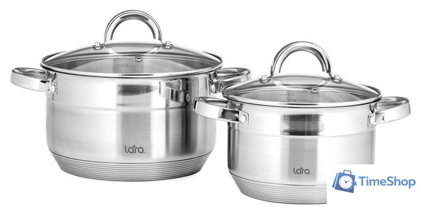 Набор кастрюль Lara Aurora LR02-114 - Изображение №1 — Интернет-магазин Time-Shop