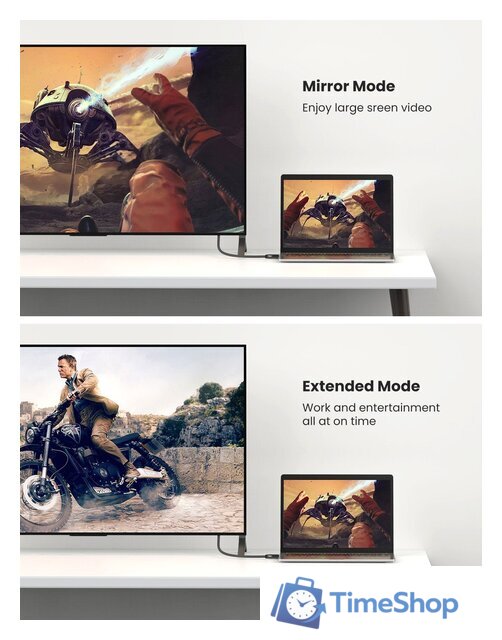 Кабель Ugreen DP114 80391 DisplayPort - DisplayPort (1.5 м, черный) - Изображение №7 — Интернет-магазин Time-Shop