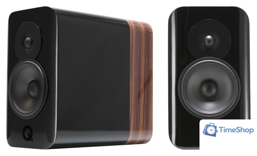Полочная акустика Q Acoustics Concept 300 (черный/палисандр) - Изображение №1 — Интернет-магазин Time-Shop
