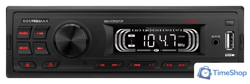 USB-магнитола Soundmax SM-CCR3072F - Изображение №1 — Интернет-магазин Time-Shop