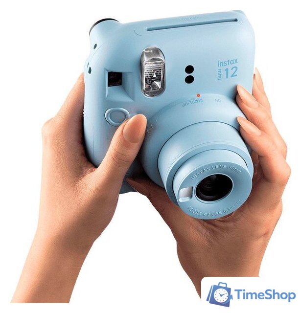 Фотоаппарат Fujifilm Instax Mini 12 (голубой) - Изображение №6 — Интернет-магазин Time-Shop