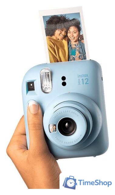 Фотоаппарат Fujifilm Instax Mini 12 (голубой) - Изображение №7 — Интернет-магазин Time-Shop