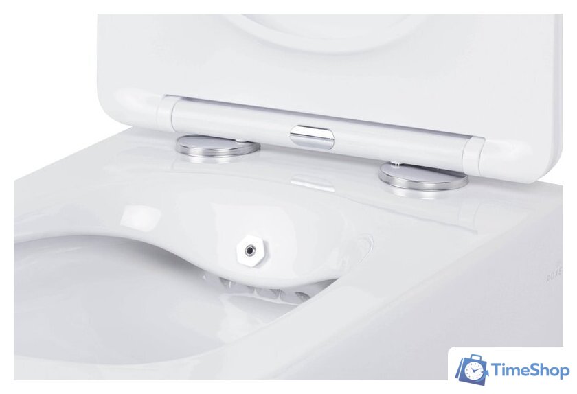Унитаз подвесной Roxen Cube Bidet 530135-01X Rimless Soft Close с функцией биде - Изображение №5 — Интернет-магазин Time-Shop