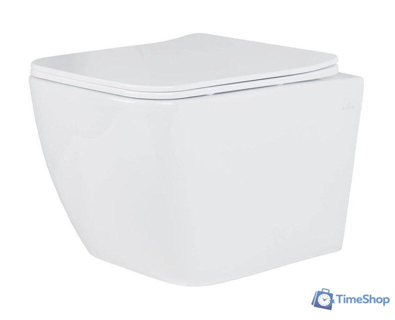 Унитаз подвесной Roxen Cube Bidet 530135-01X Rimless Soft Close с функцией биде - Изображение №6 — Интернет-магазин Time-Shop