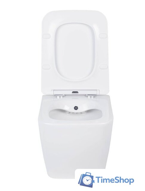 Унитаз подвесной Roxen Cube Bidet 530135-01X Rimless Soft Close с функцией биде - Изображение №9 — Интернет-магазин Time-Shop