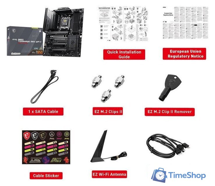 Материнская плата MSI MAG B850 Tomahawk Max WiFi II - Изображение №6 — Интернет-магазин Time-Shop