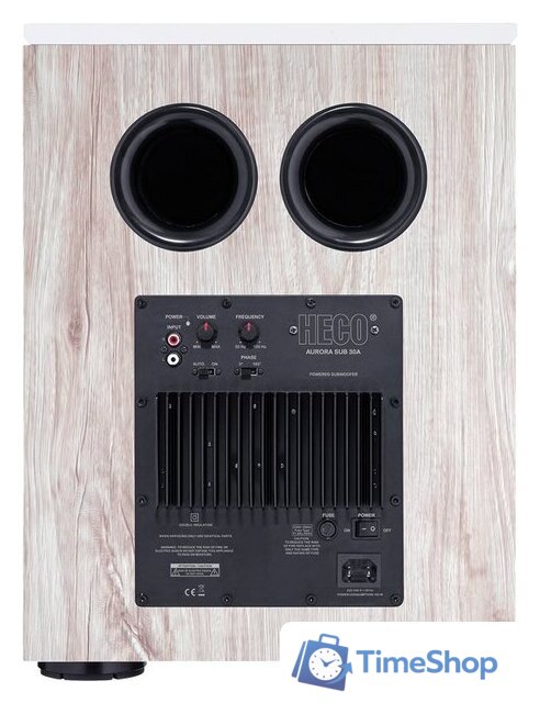 Проводной сабвуфер Heco Aurora Sub 30A (белый) - Изображение №3 — Интернет-магазин Time-Shop