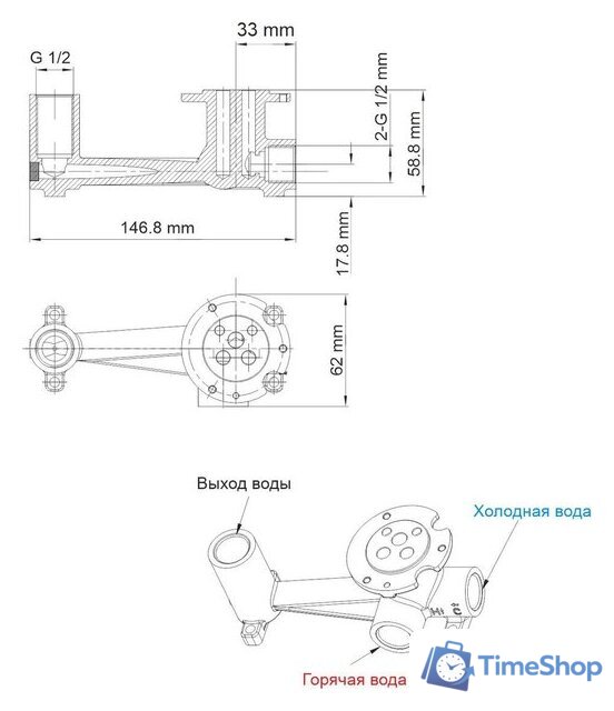 Смеситель Wasserkraft Lopau 3230 - Изображение №4 — Интернет-магазин Time-Shop