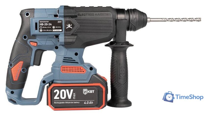 Перфоратор КВТ Профи HB-20-24 (с 2-мя АКБ, кейс) - Изображение №2 — Интернет-магазин Time-Shop