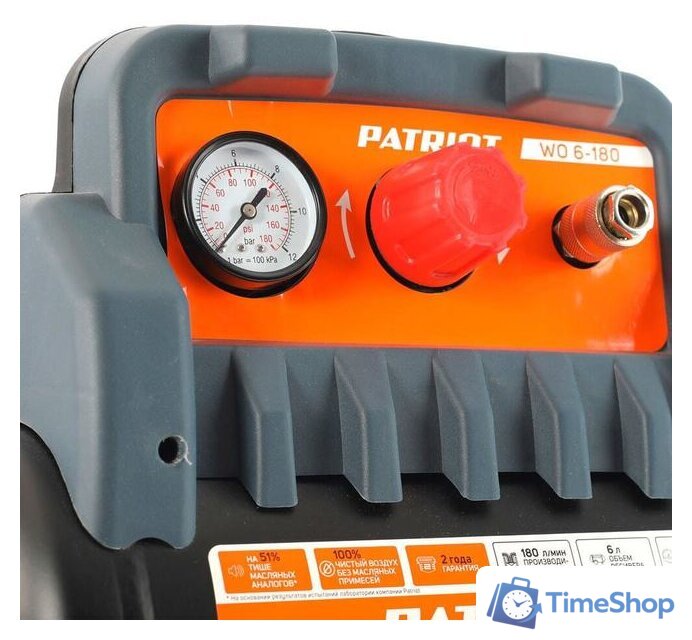 Компрессор Patriot WO 6-180 - Изображение №8 — Интернет-магазин Time-Shop