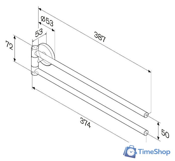 Держатель для полотенца AM.PM X-Joy A85A32622 - Изображение №8 — Интернет-магазин Time-Shop