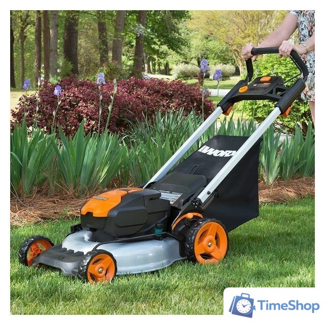 Газонокосилка Worx WG751E (с 2-мя АКБ и ЗУ) - Изображение №4 — Интернет-магазин Time-Shop