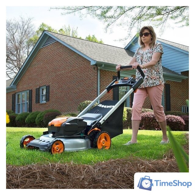 Газонокосилка Worx WG751E (с 2-мя АКБ и ЗУ) - Изображение №3 — Интернет-магазин Time-Shop