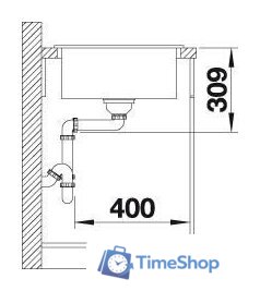 Кухонная мойка Blanco Faron XL 6 S 524790 (трюфель) - Изображение №6 — Интернет-магазин Time-Shop