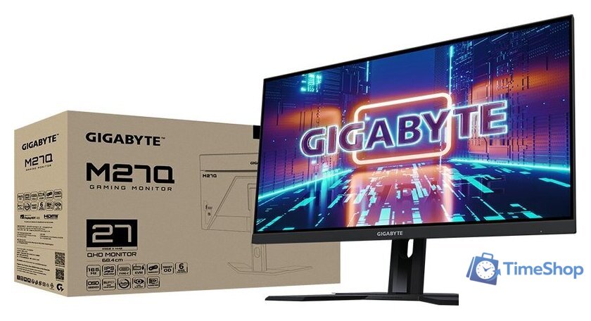 Игровой монитор Gigabyte M27Q (rev. 2.0) - Изображение №2 — Интернет-магазин Time-Shop