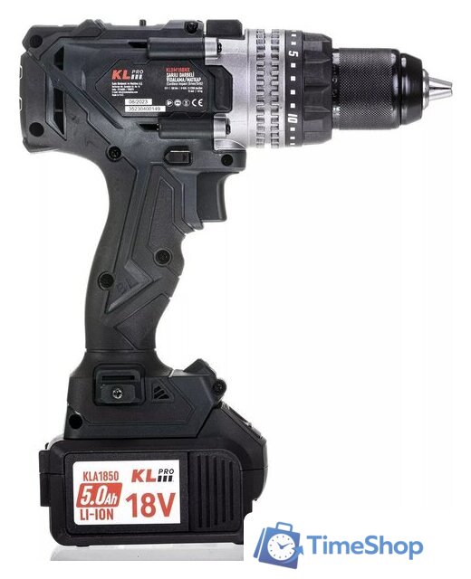 Ударная дрель-шуруповерт KLPRO KLDM18BHX-50 (с 2-мя АКБ, кейс) - Изображение №7 — Интернет-магазин Time-Shop